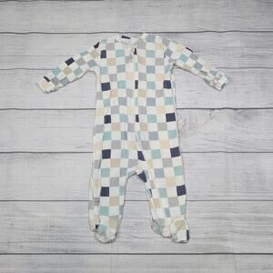3/6m Milkberry Checkered Sleeper